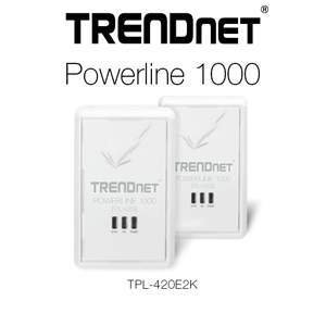foto Adaptadores Powerline 1000 de TRENDnet®.